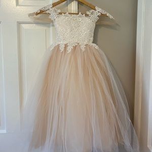 Little girl’s flower girl dress